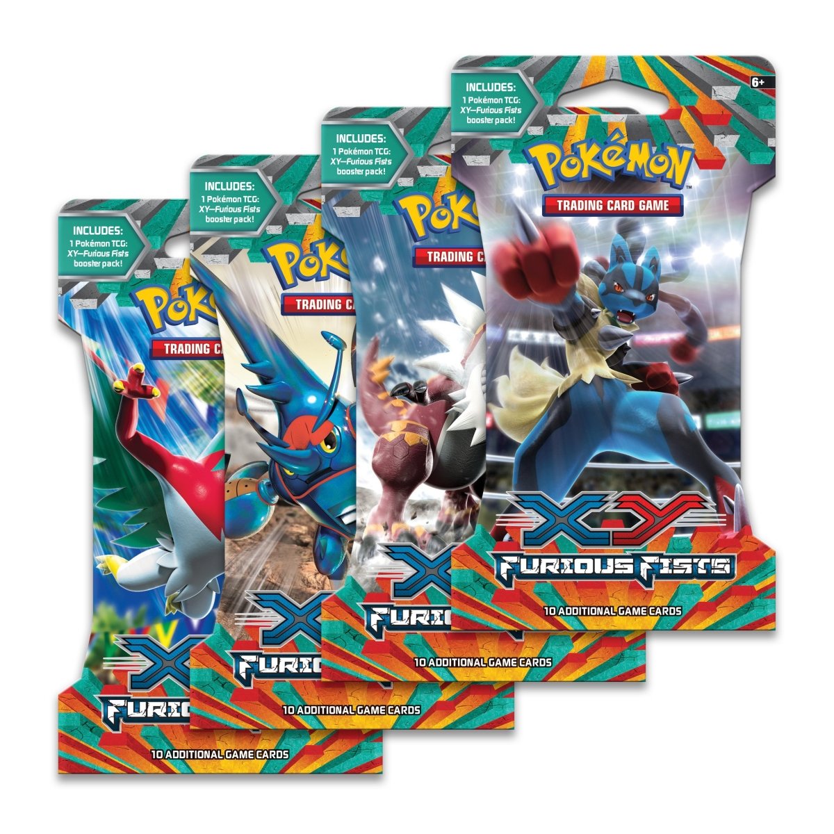 XY Furious Fists Sleeved Booster Pack