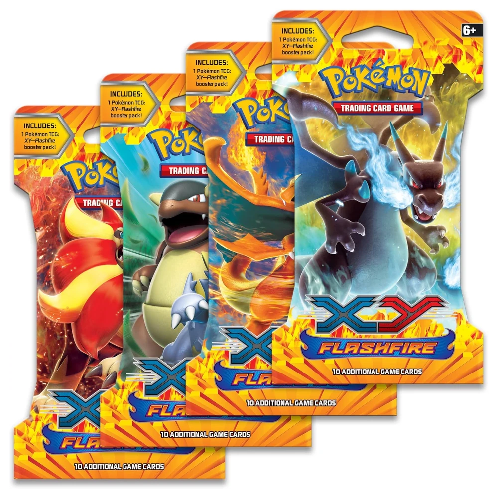 XY Flashfire Sleeved Booster Pack