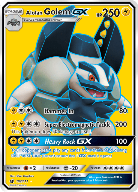 Alolan Golem-GX