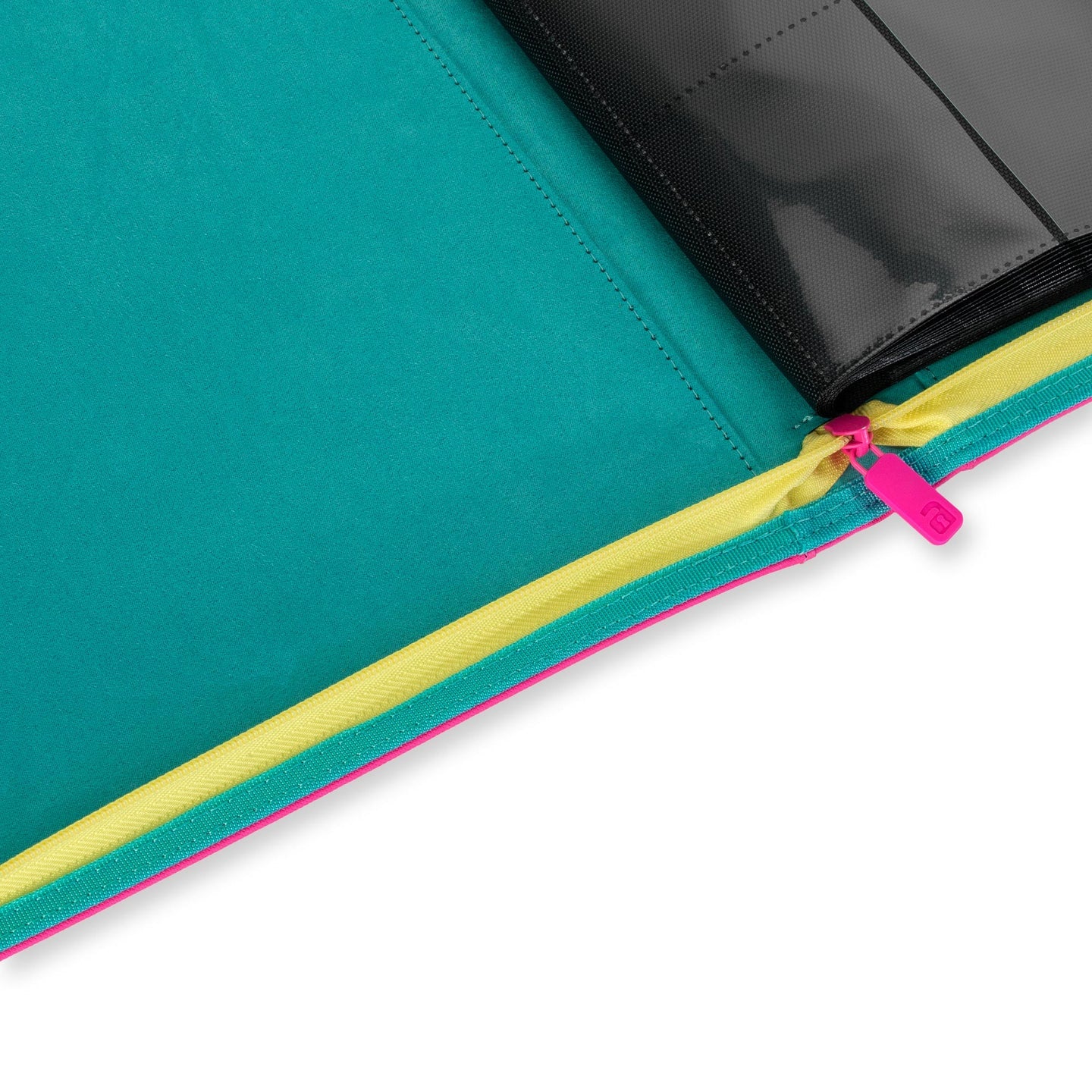 VaultX Scarlet & Violet Zip Binder - 9-Pocket