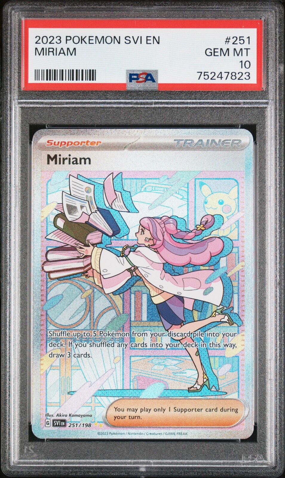 Miriam (251/198) PSA 10 Graded Slab
